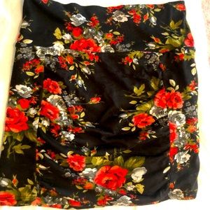 Free People floral print skirt